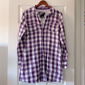 *SOLD* Volcom Flannel Shirt Dress